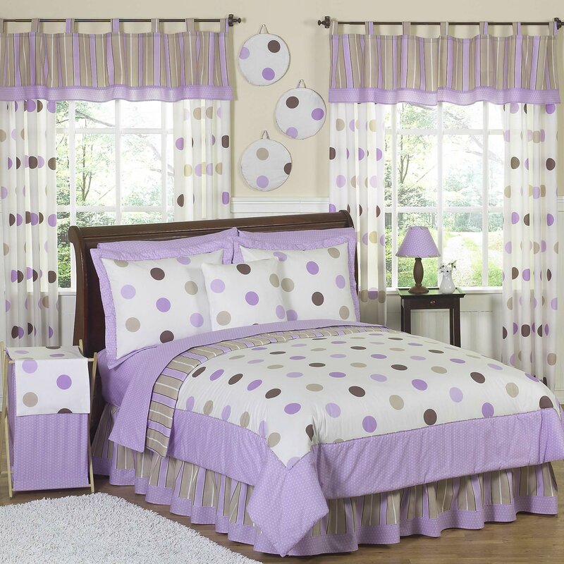 Sweet Jojo Designs Mod Dots Purple Comforter Set & Reviews Wayfair